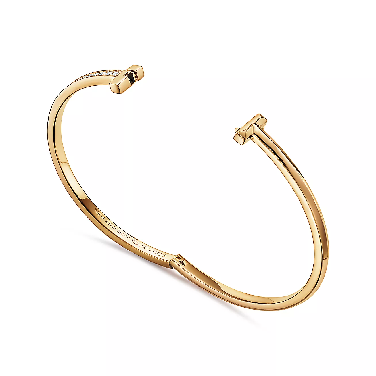 T1 Narrow Diamond Hinged Bangle